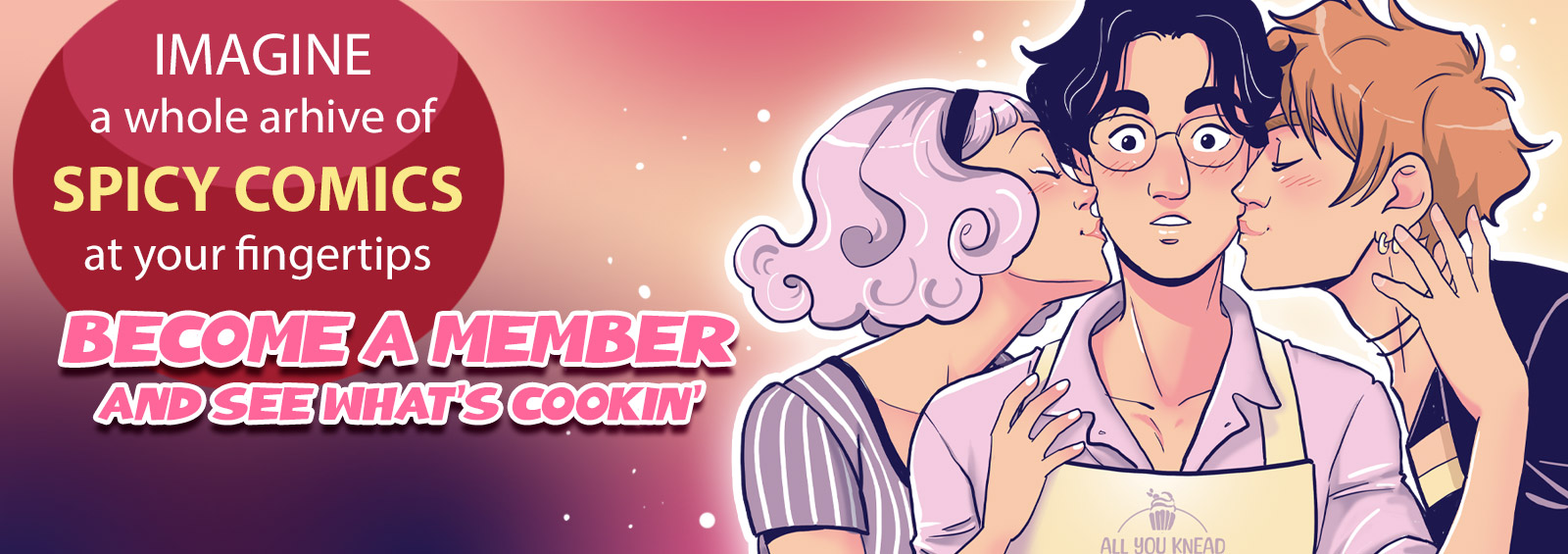 Imagine a whole archive of spicy comics at your fingertips